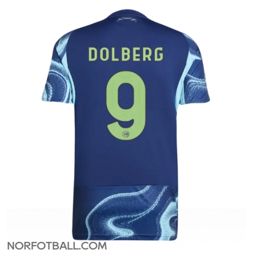 Billige Fotballdrakt Ajax Kasper Dolberg #9 Replika Bortedrakt 2025-26 Kortermet Billige Fotballdrakt Ajax Kasper Dolberg #9 Replika Bortedrakt 2025-26 Kortermet